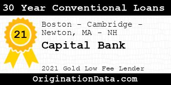 Capital Bank 30 Year Conventional Loans gold