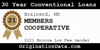 MEMBERS COOPERATIVE 30 Year Conventional Loans bronze