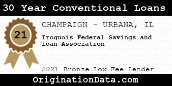 Iroquois Federal Savings and Loan Association 30 Year Conventional Loans bronze