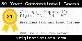 Heartland Bank and Trust Company 30 Year Conventional Loans gold
