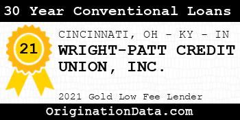 WRIGHT-PATT CREDIT UNION  30 Year Conventional Loans gold