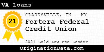 Fortera Federal Credit Union VA Loans gold