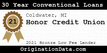 Honor Credit Union 30 Year Conventional Loans bronze