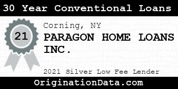 PARAGON HOME LOANS 30 Year Conventional Loans silver
