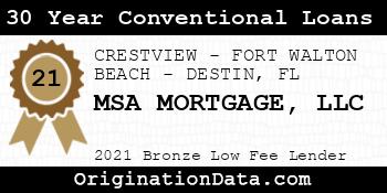 MSA MORTGAGE 30 Year Conventional Loans bronze