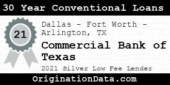 Commercial Bank of Texas 30 Year Conventional Loans silver