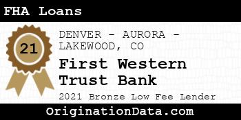 First Western Trust Bank FHA Loans bronze