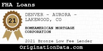 HOMEAMERICAN MORTGAGE CORPORATION FHA Loans bronze