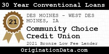 Community Choice Credit Union 30 Year Conventional Loans bronze