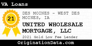 UNITED WHOLESALE MORTGAGE VA Loans gold