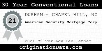 American Security Mortgage Corp. 30 Year Conventional Loans silver