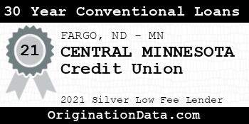 CENTRAL MINNESOTA Credit Union 30 Year Conventional Loans silver