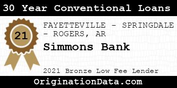 Simmons Bank 30 Year Conventional Loans bronze