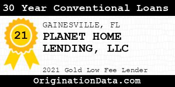PLANET HOME LENDING  30 Year Conventional Loans gold