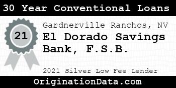 El Dorado Savings Bank F.S.B. 30 Year Conventional Loans silver