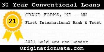 First International Bank & Trust 30 Year Conventional Loans gold