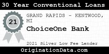 ChoiceOne Bank 30 Year Conventional Loans silver