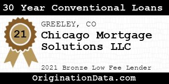 Chicago Mortgage Solutions 30 Year Conventional Loans bronze