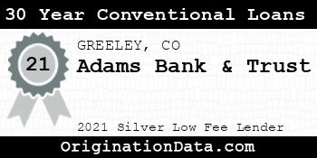 Adams Bank & Trust 30 Year Conventional Loans silver