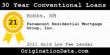 Paramount Residential Mortgage Group 30 Year Conventional Loans gold