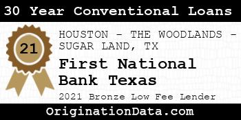First National Bank Texas 30 Year Conventional Loans bronze