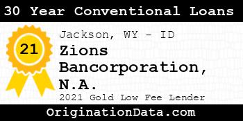 Zions Bancorporation N.A. 30 Year Conventional Loans gold