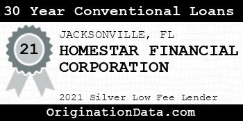 HOMESTAR FINANCIAL CORPORATION 30 Year Conventional Loans silver