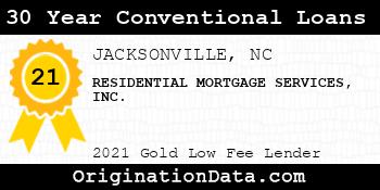 RESIDENTIAL MORTGAGE SERVICES  30 Year Conventional Loans gold