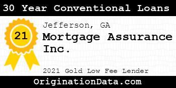Mortgage Assurance  30 Year Conventional Loans gold