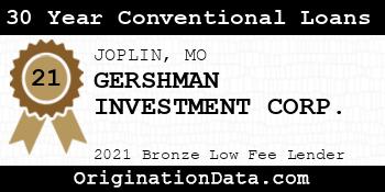 GERSHMAN INVESTMENT CORP. 30 Year Conventional Loans bronze