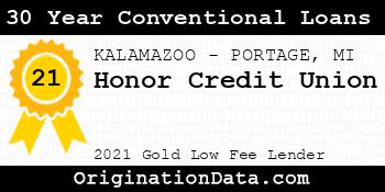 Honor Credit Union 30 Year Conventional Loans gold