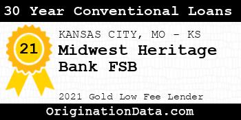 Midwest Heritage Bank FSB 30 Year Conventional Loans gold