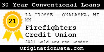 Firefighters Credit Union 30 Year Conventional Loans gold