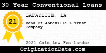 Bank of Abbeville & Trust Company 30 Year Conventional Loans gold
