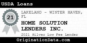 HOME SOLUTION LENDERS  USDA Loans silver