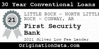 First Security Bank 30 Year Conventional Loans silver