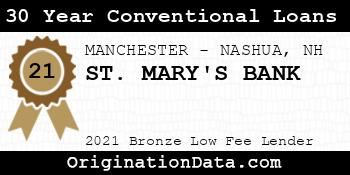 ST. MARY'S BANK 30 Year Conventional Loans bronze