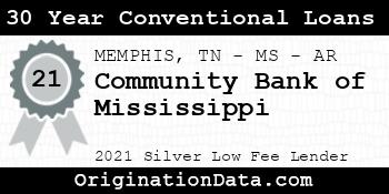 Community Bank of Mississippi 30 Year Conventional Loans silver