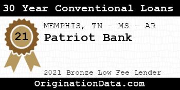 Patriot Bank 30 Year Conventional Loans bronze