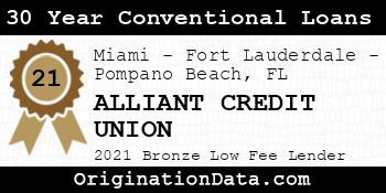 ALLIANT CREDIT UNION 30 Year Conventional Loans bronze