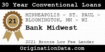 Bank Midwest 30 Year Conventional Loans bronze