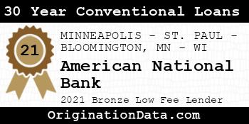 American National Bank 30 Year Conventional Loans bronze