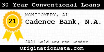 Cadence Bank N.A. 30 Year Conventional Loans gold