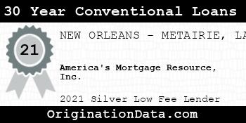 America's Mortgage Resource 30 Year Conventional Loans silver