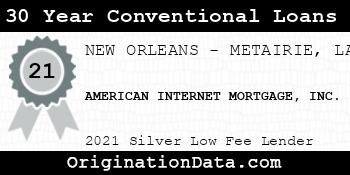 AMERICAN INTERNET MORTGAGE  30 Year Conventional Loans silver