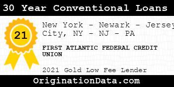 FIRST ATLANTIC FEDERAL CREDIT UNION 30 Year Conventional Loans gold