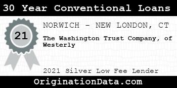 The Washington Trust Company of Westerly 30 Year Conventional Loans silver