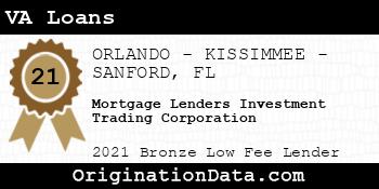 Mortgage Lenders Investment Trading Corporation VA Loans bronze