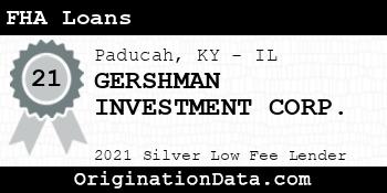 GERSHMAN INVESTMENT CORP. FHA Loans silver