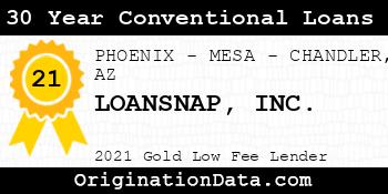 LOANSNAP  30 Year Conventional Loans gold